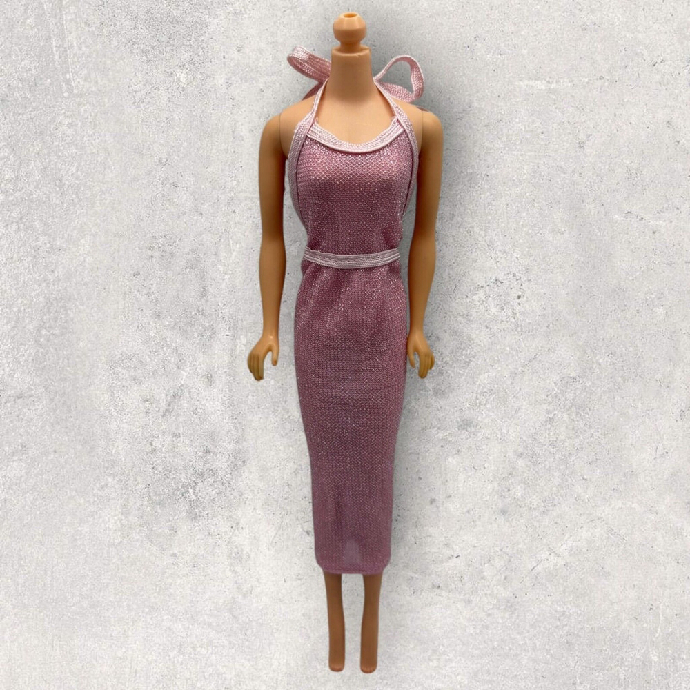 Vintage Barbie Pet Show Fashions Outfit #3659 Pink Sparkly Superstar Dress 1986!